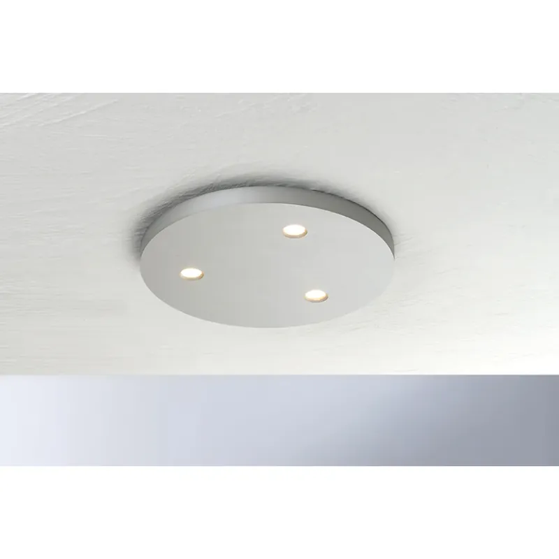 Beperkte Voorraad Bopp-Leuchten CLOSE Plafondlamp LED Zilver, 3-lichts