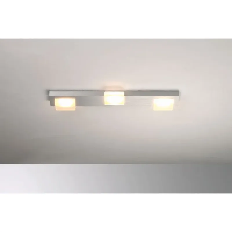Bopp Lamina Plafondlamp LED Aluminium, 3-lichts Op = Op