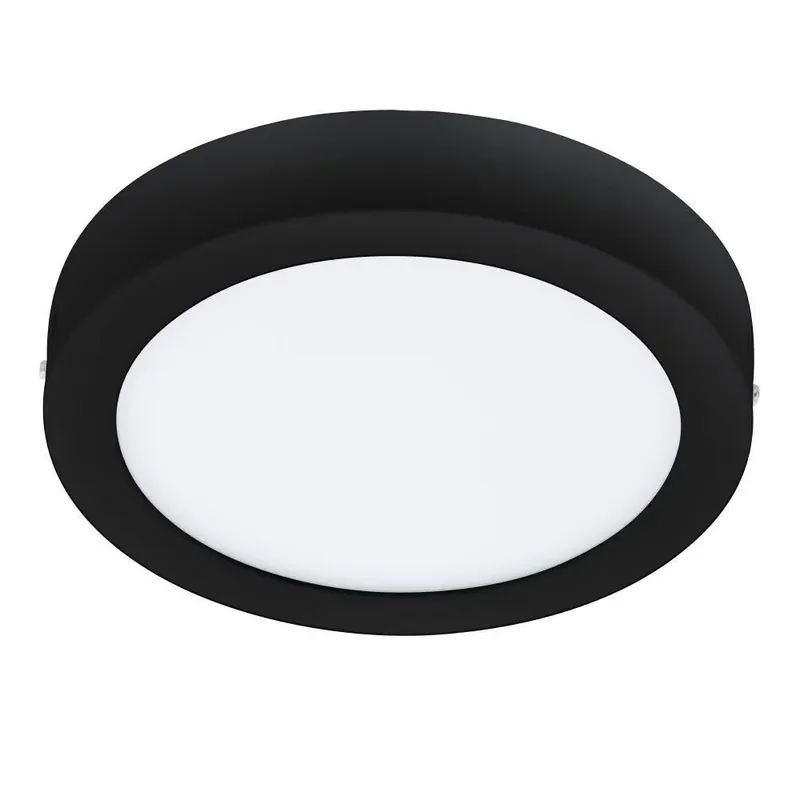 Trendy Eglo FUEVA-Z Plafond opbouw verlichting LED Zwart, 1-licht