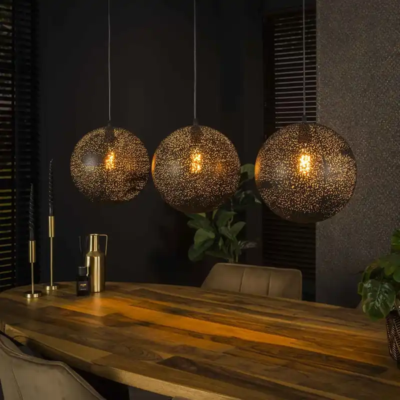 Zip Hanglamp Zwart, 3-lichts Speciale Aanbieding