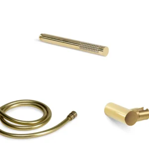 Blue Label Brondby badset - staafhanddouche - geborsteld goud PVD Exclusieve Aanbieding