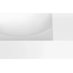 Clou Vale fontein 38x19cm aluite - voorbewerkt kraangat rechts - mat wit Gratis Retour