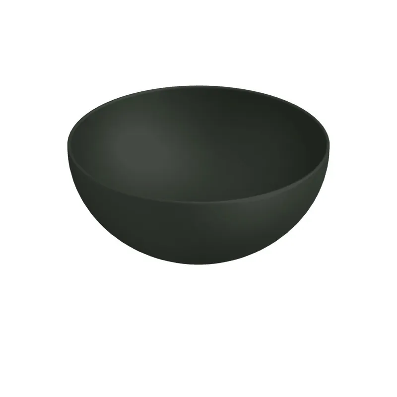 Garantie Inbegrepen Blinq Couleur opzetwastafel rond 40cm rond - schoolbord