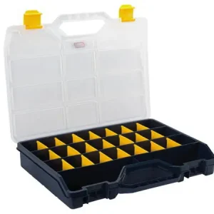 Plaats Bestelling Tayg sorteerkoffer 460 x 350 x 81 mm 21 uitneembare verdeelvakken