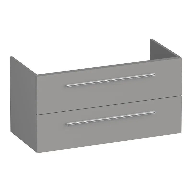 Aanbieding Brauer Trust onderkast 100cm met 2 softclose lades grijs mat