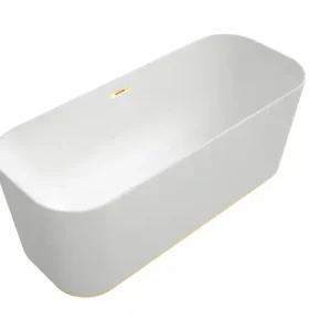 Seizoensaanbieding Villeroy & Boch FInion vrijstaand ligbad 170x70cm wit mat met design ring en badvulcombinatie