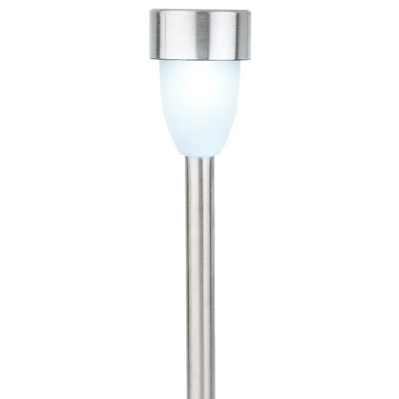 Lumineo Prikspot - solar - LED - RVS - 36 cm - 1x- Tuinverlichting - Prikspotjes Hoge Kwaliteit