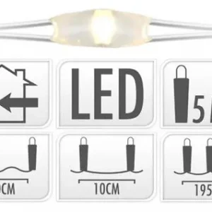 10 stuks! Zilverdraad 40led ww bo Dagaanbieding