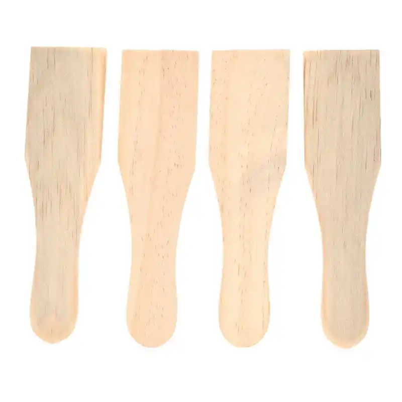 12x stuks Houten gourmet / raclette spatels - 15 cm - hout - Keukenspatels Koop Vandaag