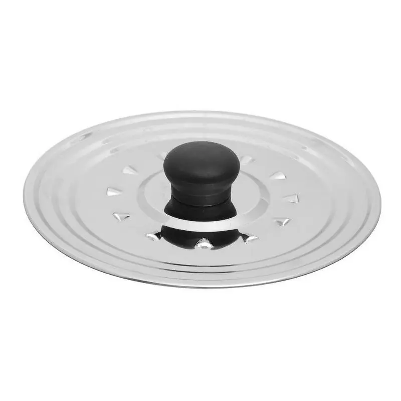 Uitverkoop Secret de Gourmet Spatdeksel - voor pannen van 16/18/20 cm - RVS - Pannendeksels
