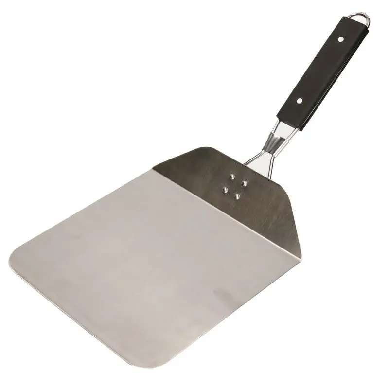 Professionele pizza spatel - RVS metaal - 28 x 25 x 6 cm - Pizzascheppen Express Levering