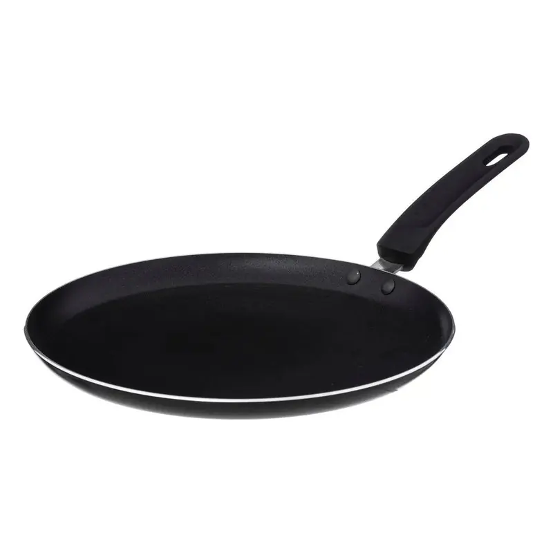 Pannenkoekenpan - Alle kookplaten geschikt - zwart - dia 26 cm - Koekenpannen Goedkoop