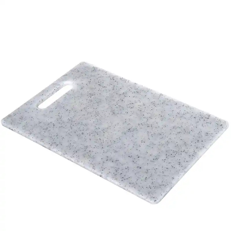 Snijplank voor keuken/voedsel - lichtgrijs - Kunststof - 24 x 34 cm - Snijplanken Nieuw Model