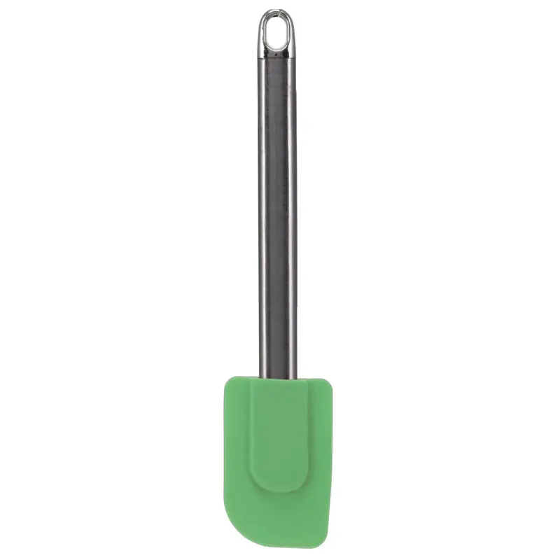 Gecertificeerd La Cucina Pannenlikker - zilver/groen - RVS/Siliconen - 24 cm - Keukengerei - Keukenspatels