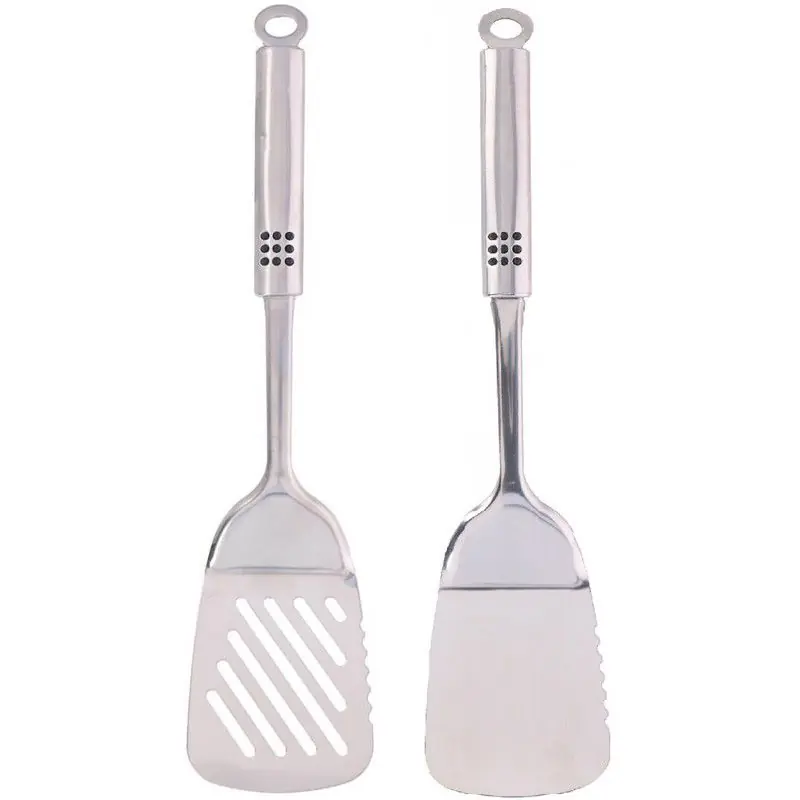 2-Delige keukengerei set bakspatels 34 cm van RVS - Keukengerei Exclusief